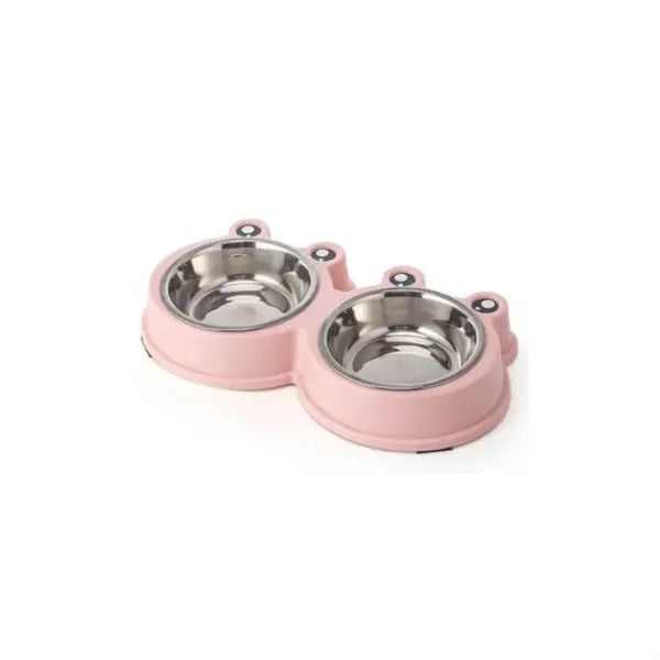 Double Dog Cat Bowls Premium Stainless Steel