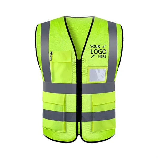Reflective Vests With Printed Safety Clothing