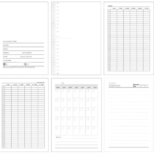 Executive Office Meeting Notebook