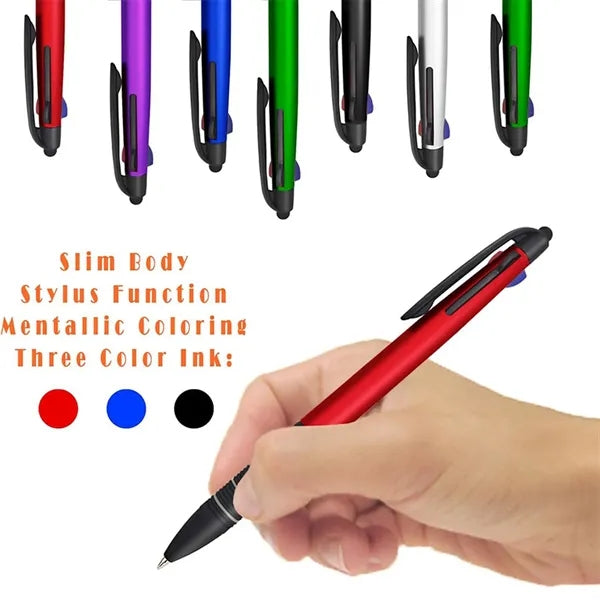 Multicolor Retractable Ballpoint Pen Set