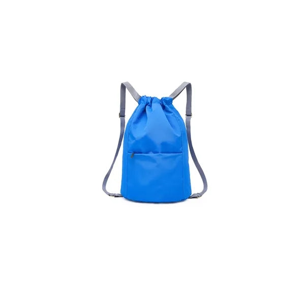 Oxford Cloth Backpack - Lightweight Drawstring Travel Should
