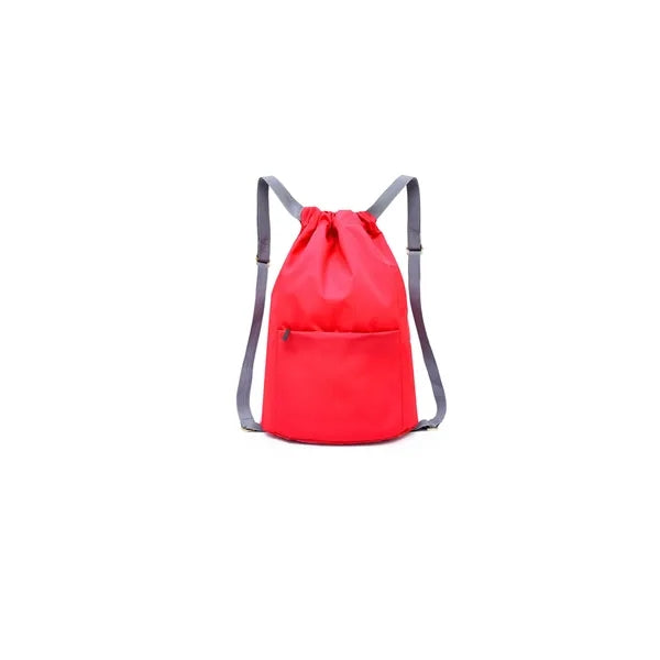 Oxford Cloth Backpack - Lightweight Drawstring Travel Should