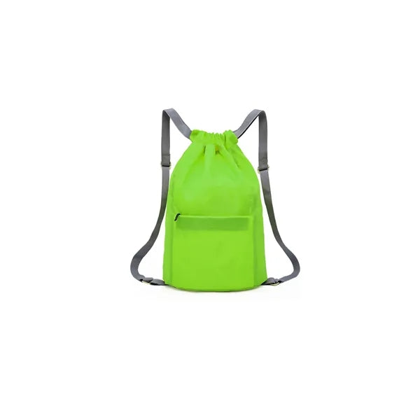 Oxford Cloth Backpack - Lightweight Drawstring Travel Should