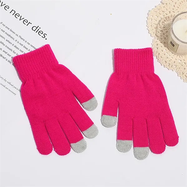 Touchscreen Stretch Knitted Gloves