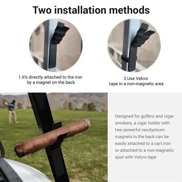 Outdoor V-shape Magnetic Cigar Holder