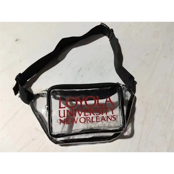 Clear Fanny PVC Belt Bag Stadium Approved Waist Pack