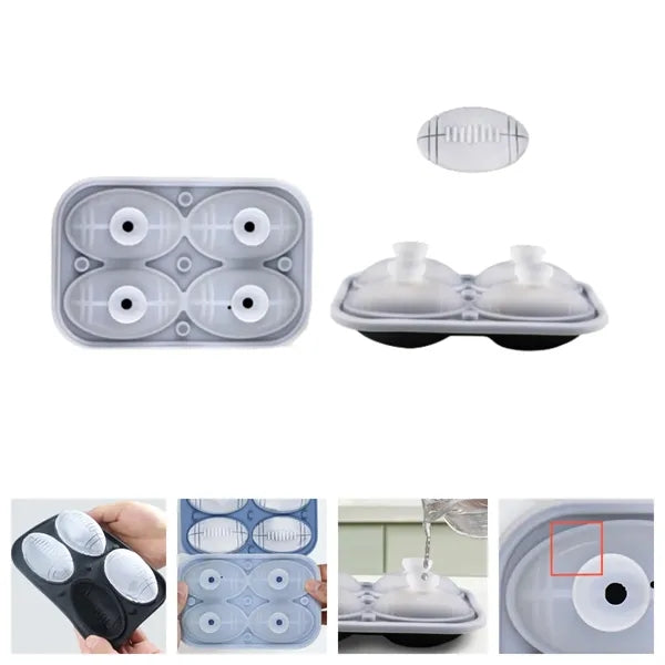 Silicone Ice Mold - Football Shaped