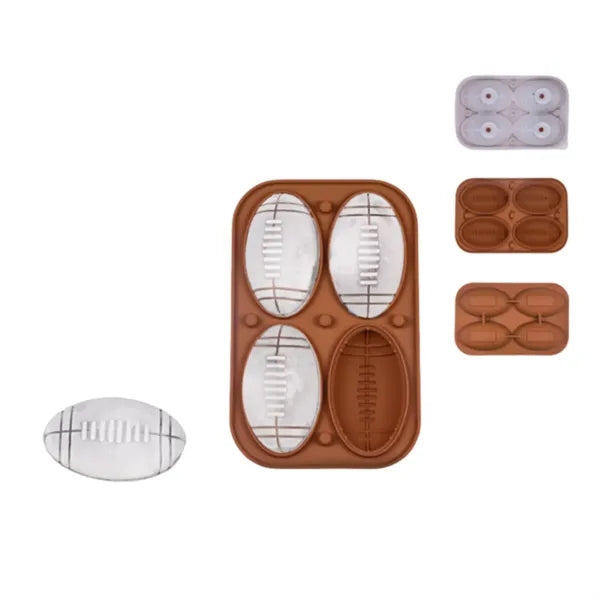 Silicone Ice Mold - Football Shaped