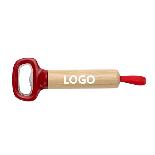 Pop Top Bamboo Bottle Opener