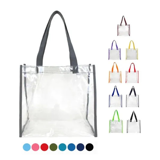 14.5x11.5x5 inch Clear Stadium Tote Bag
