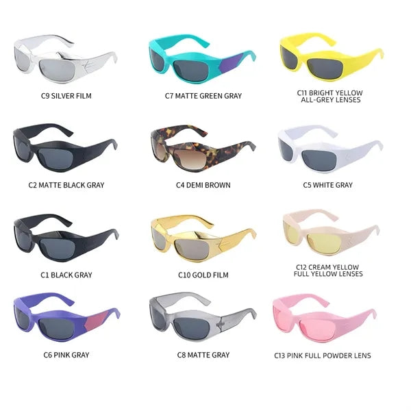 Punk Style Y2K Sunglasses