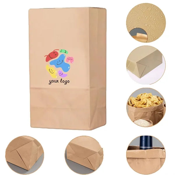 Kraft paper hand-held bag