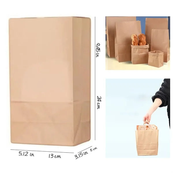 Kraft paper hand-held bag
