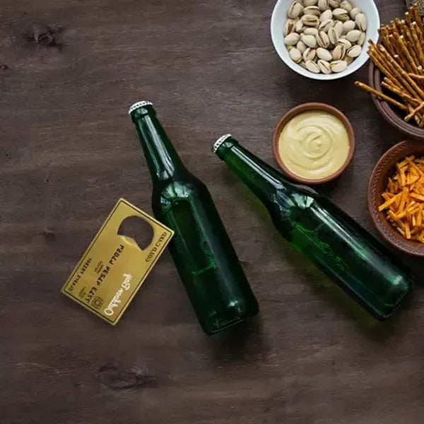 Gold Card Bottle Openers