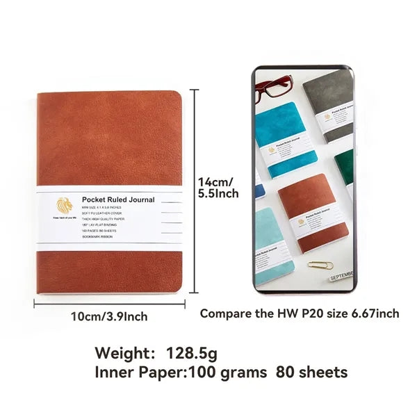 A6 Pocket Ruled Journal