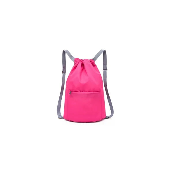 Oxford Cloth Backpack - Lightweight Drawstring Travel Should