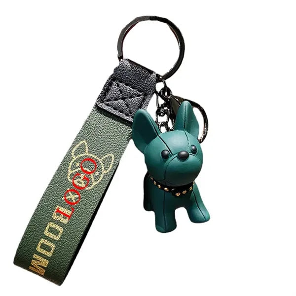 Adorable French Bulldog Keychain