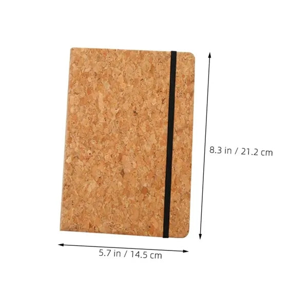 A5 Cork Cover Notepad Notebook
