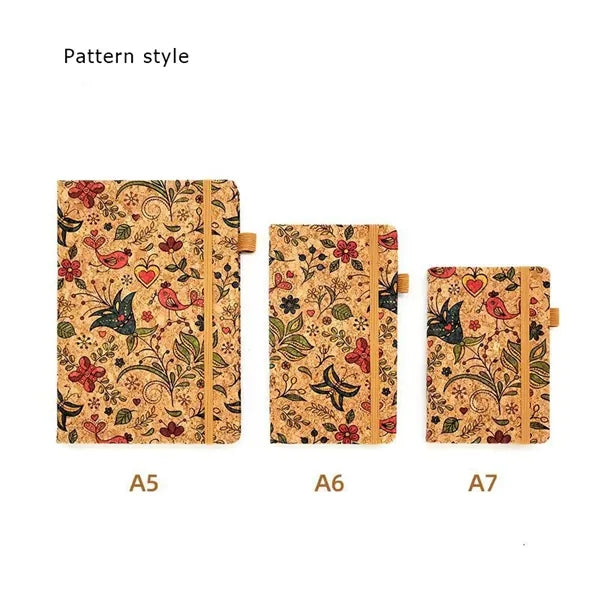 A5 Cork Cover Notepad Notebook
