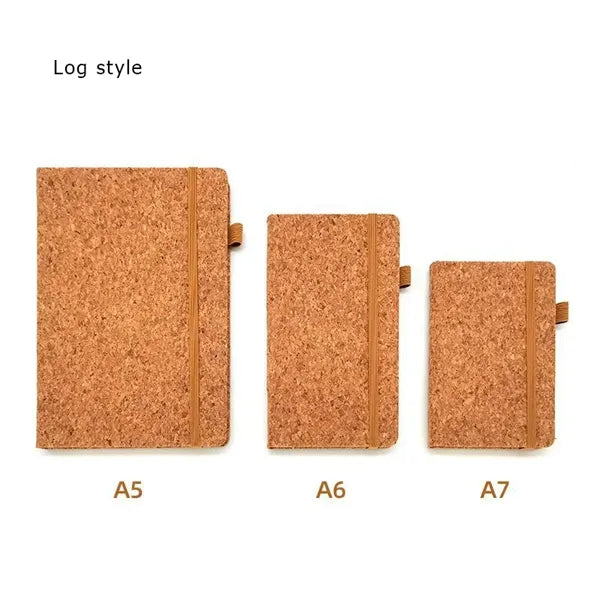 A5 Cork Cover Notepad Notebook