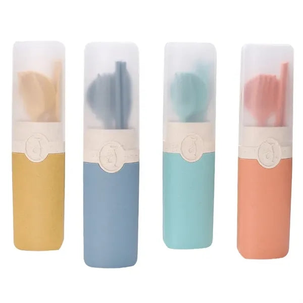 PortableTravel Utensil Set with Case