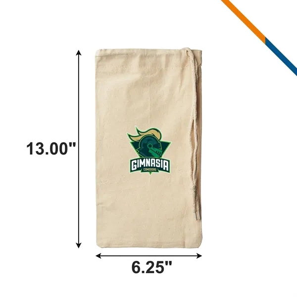 Veronica Cotton Drawstring Wine Bags