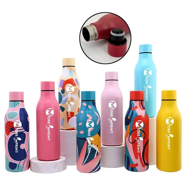 20oz Stainless Steel Insulated Water Bottle Handheld Car Cup