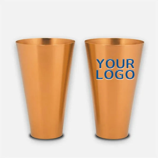 Large-capacity aluminum refrigerated beverage cup