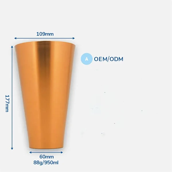 Large-capacity aluminum refrigerated beverage cup