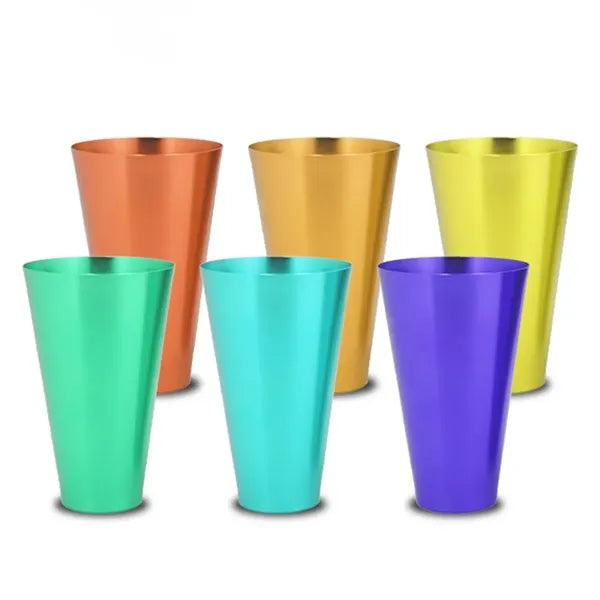 Large-capacity aluminum refrigerated beverage cup