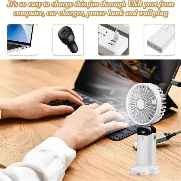 Battery Operated Fan with Base