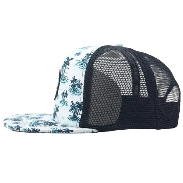 Flat Back mMesh 3D Embroidered Hip-Hop Hat