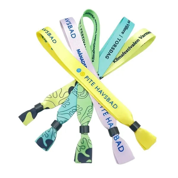 Full Color Dye Sublimation Fabric Wristband