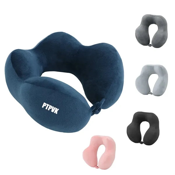 Premium U-ShapTravel Neck Pillow - Memory Foam & Crystal