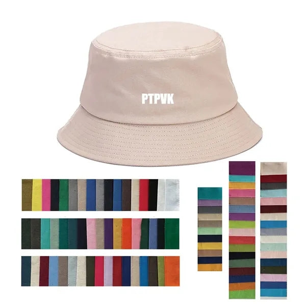 Double-sided pure cotton fisherman hat
