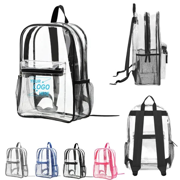 Clear Heavy Duty PVC School Backpack
