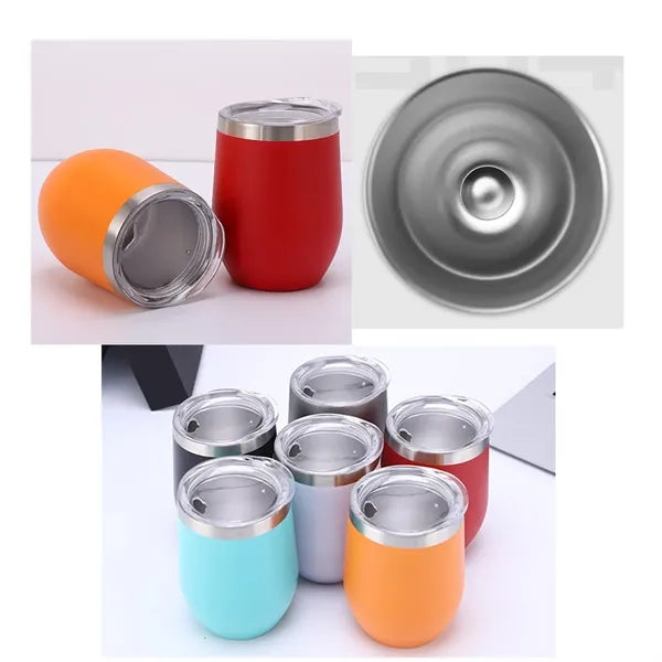 12oz Eggshell Stainless Steel Double Layer Vacuum Cup