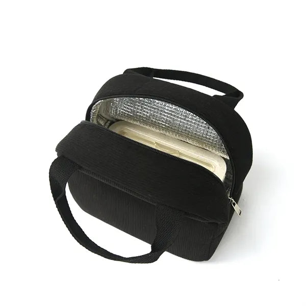 Insulated Corduroy Lunch Bag
