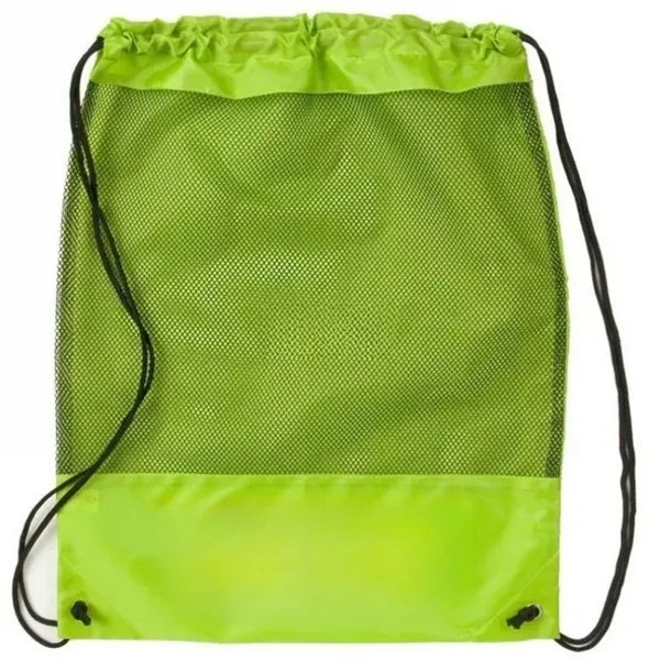 Mesh Drawstring Sports Backpack