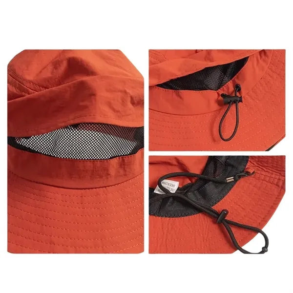 Unisex Lightweight Breathable Polyester Sun Bucket Hat