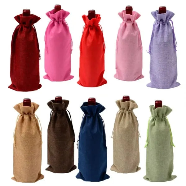 Drawstring Wine Bag