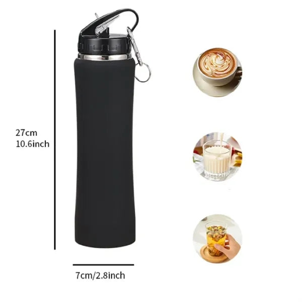 22 oz Stainless Steel Straw Tumbler
