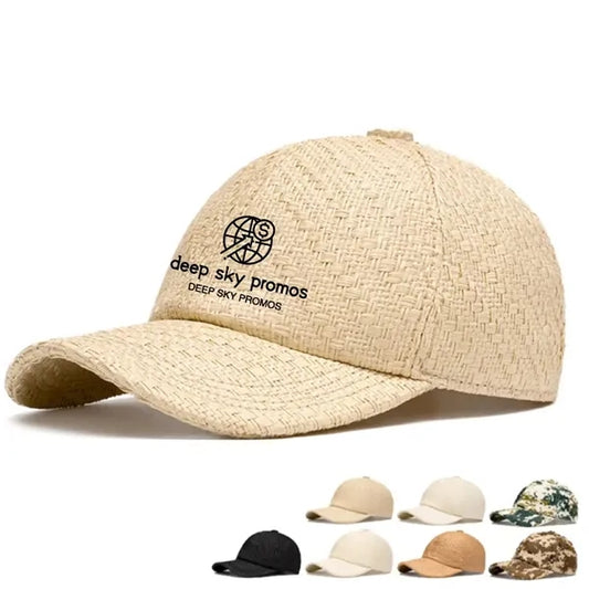 Straw Baseball Cap