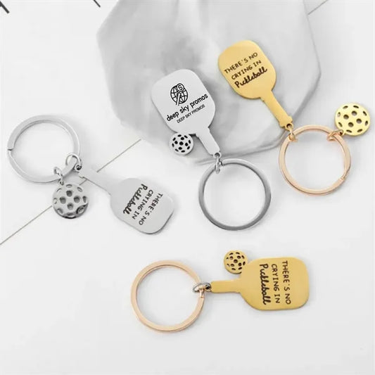 Pickleball Paddle Keychain