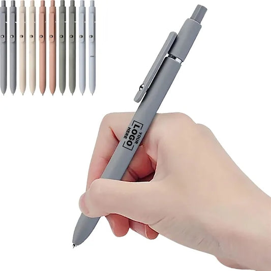 Fine Point Black Gel Pens with Soft Silicone Grip