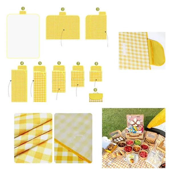 59"*79" Sandproof Oxford Mat for Beach Travel Camping Hiking