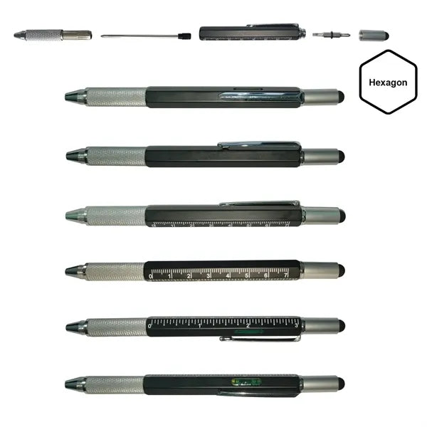 6 in 1 Metal Tool Pen