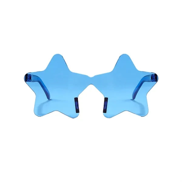 Rimless Star Shaped Sunglasses
