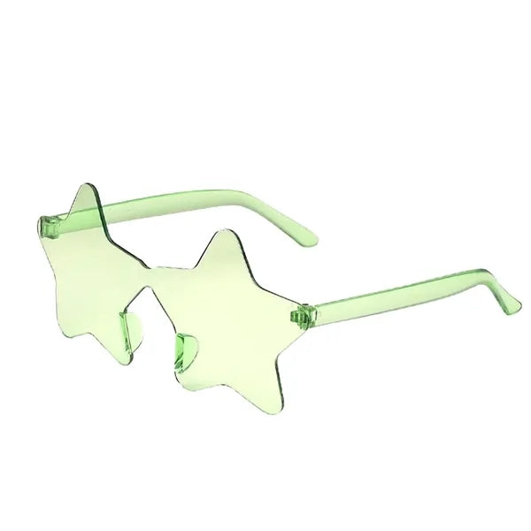 Rimless Star Shaped Sunglasses