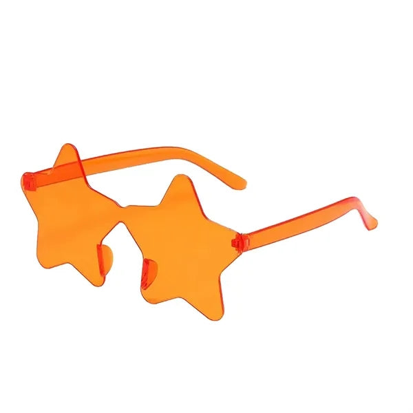 Rimless Star Shaped Sunglasses